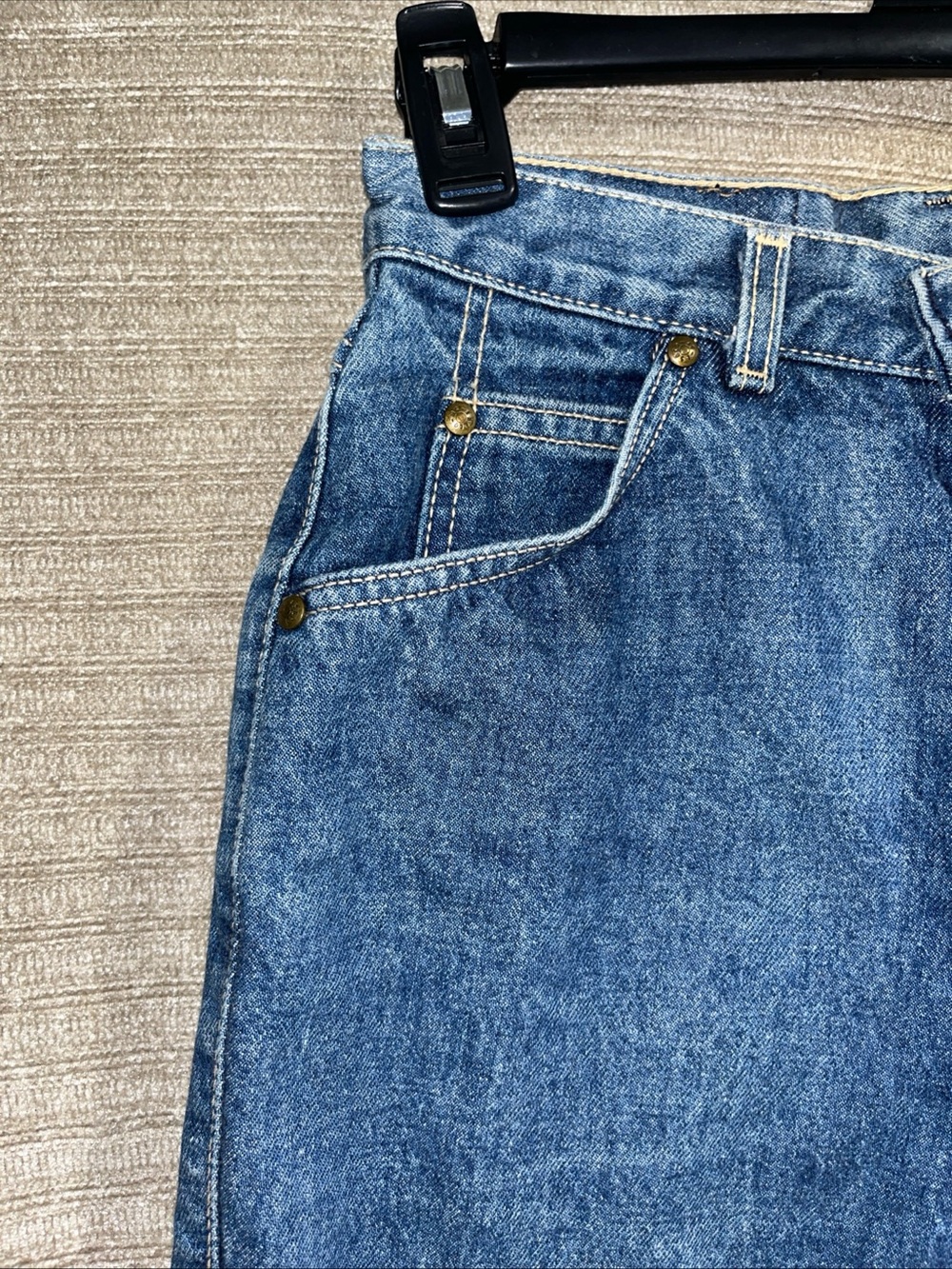 Vintage Levi’s Barrel Leg Cut Off Capri Mom Jeans High Waist Denim Women’s 9 - Picture 6 of 12